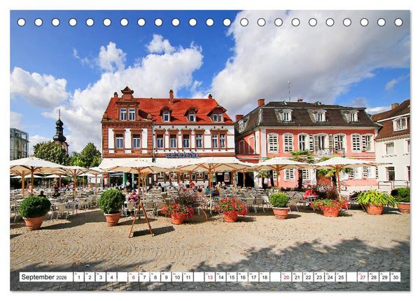 Produktbild: Sommer in Schwetzingen von Karin Vahlberg Ruf und Petrus Bodenstaff (Tischkalender 2026 DIN A5 quer), CALVENDO Monatskalender