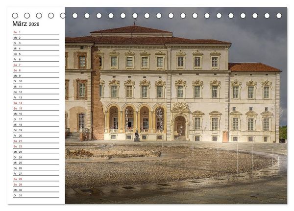 Produktbild: Piemont und Turin (Tischkalender 2026 DIN A5 quer), CALVENDO Monatskalender
