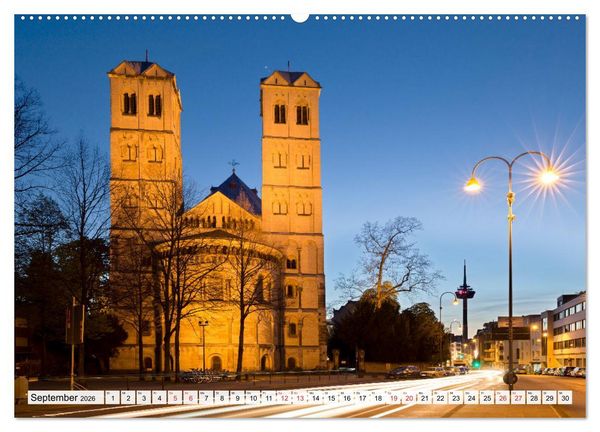 Produktbild: K&Ouml;LNER LICHTERZAUBER (hochwertiger Premium Wandkalender 2026 DIN A2 quer), Kunstdruck in Hochglanz