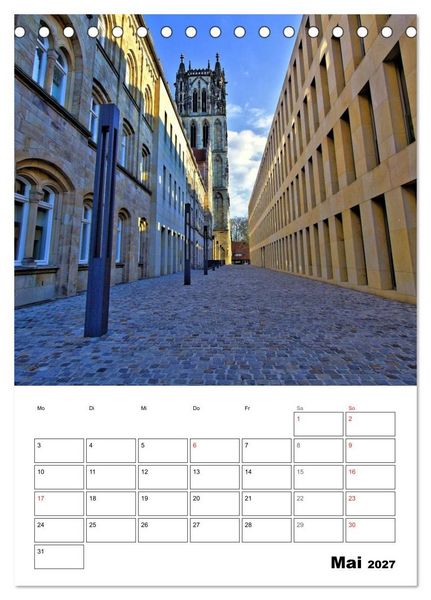 Produktbild: M&uuml;nster entdecken (Tischkalender 2027 DIN A5 hoch), CALVENDO Monatskalender
