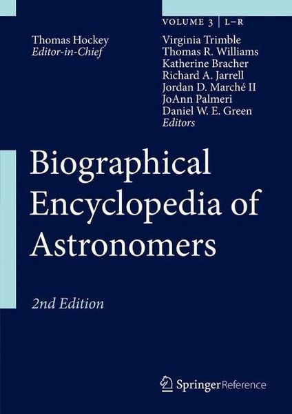 Produktbild: Biographical Encyclopedia of Astronomers