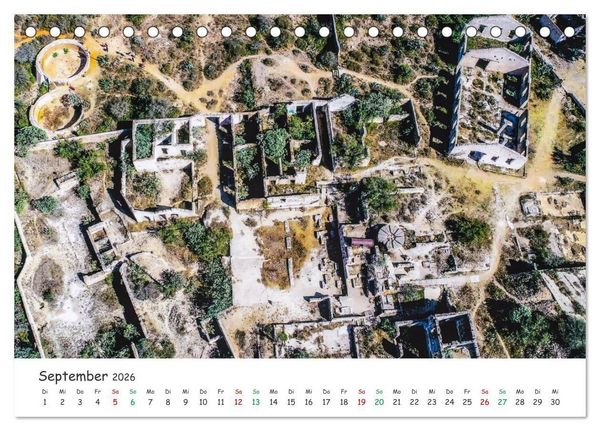 Produktbild: Mexico von oben (Tischkalender 2026 DIN A5 quer), CALVENDO Monatskalender