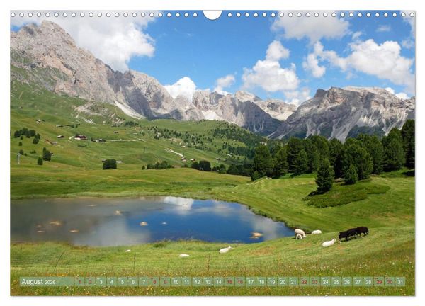 Produktbild: Bergseen zum Tr&auml;umen (Wandkalender 2026 DIN A3 quer), CALVENDO Monatskalender