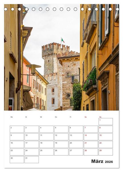 Produktbild: Sirmione - Reiseplaner (Tischkalender 2026 DIN A5 hoch), CALVENDO Monatskalender
