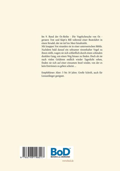 Produktbild: Die Vogelscheuche von Oz - Die Oz-B&uuml;cher Band 9