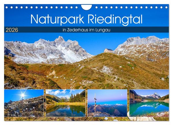 Produktbild: Naturpark Riedingtal (Wandkalender 2026 DIN A4 quer), CALVENDO Monatskalender