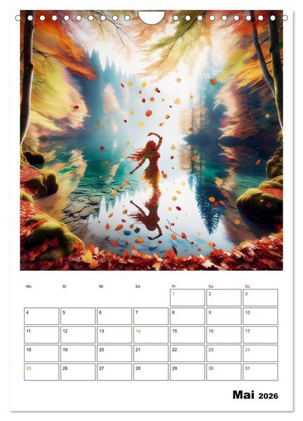 Produktbild: Bl&auml;tter - Visionen (Wandkalender 2026 DIN A4 hoch), CALVENDO Monatskalender