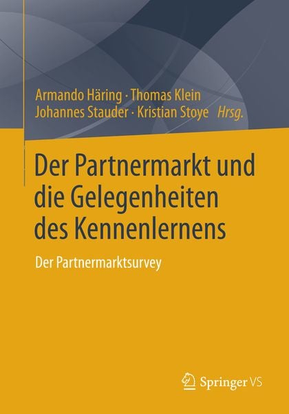 Produktbild: Der Partnermarkt und die Gelegenheiten des Kennenlernens