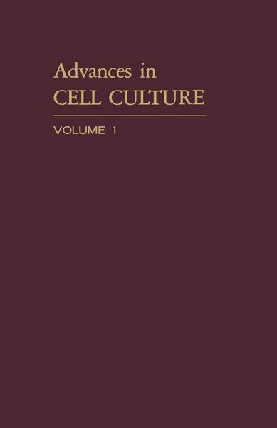 Produktbild: Advances in Cell Culture