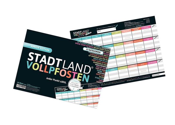 Denkriesen - Stadt Land Vollpfosten® Junior Edition – "Jeder Punkt zählt."