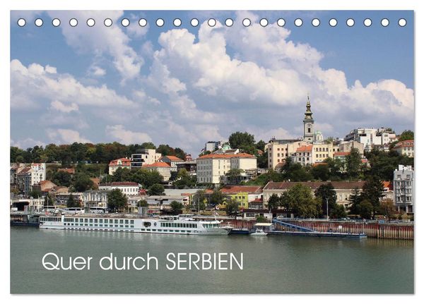 Produktbild: Quer durch Serbien (Tischkalender 2026 DIN A5 quer), CALVENDO Monatskalender