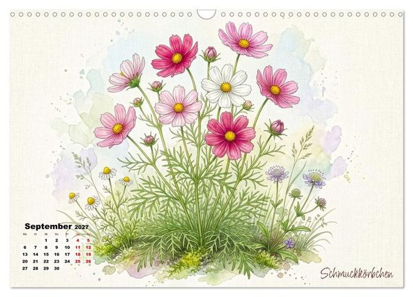 Produktbild: Wilde Kostbarkeiten &ndash; Essbar, gesund & wundersch&ouml;n (Wandkalender 2027 DIN A3 quer), CALVENDO Monatskalender
