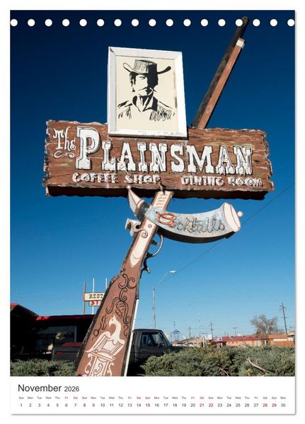 Produktbild: Historic Route 66 Motel (Desk Calendar 2026 DIN A5 portrait), CALVENDO 12 Month DeskCalendar
