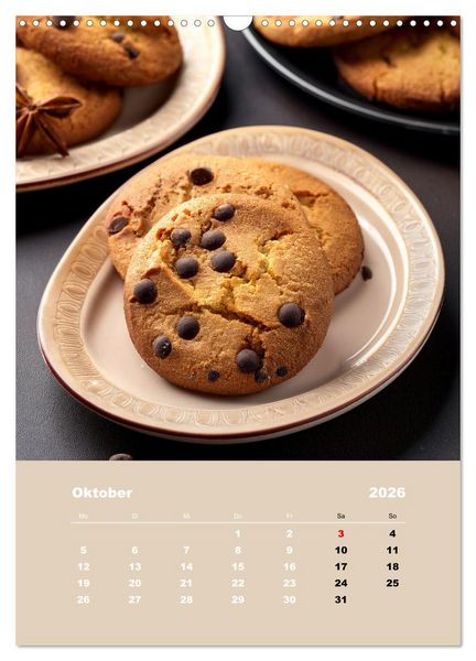 Produktbild: S&uuml;&szlig;e Vielfalt &ndash; Monat f&uuml;r Monat (Wandkalender 2026 DIN A3 hoch), CALVENDO Monatskalender