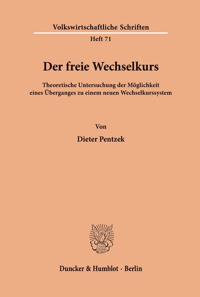 Produktbild: Der freie Wechselkurs.