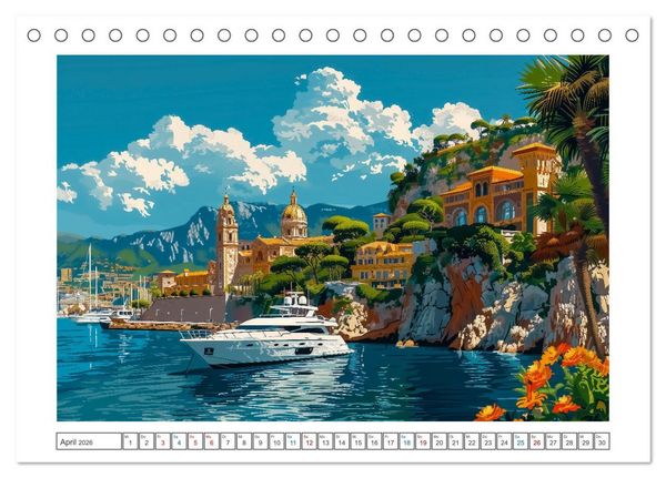 Produktbild: Reisest&auml;dte Europas (Tischkalender 2026 DIN A5 quer), CALVENDO Monatskalender