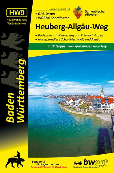 Produktbild: Heuberg-Allg&auml;u-Weg HW9 - Bodensee, Naturparadiese Schw&auml;bische Alb und Allg&auml;u