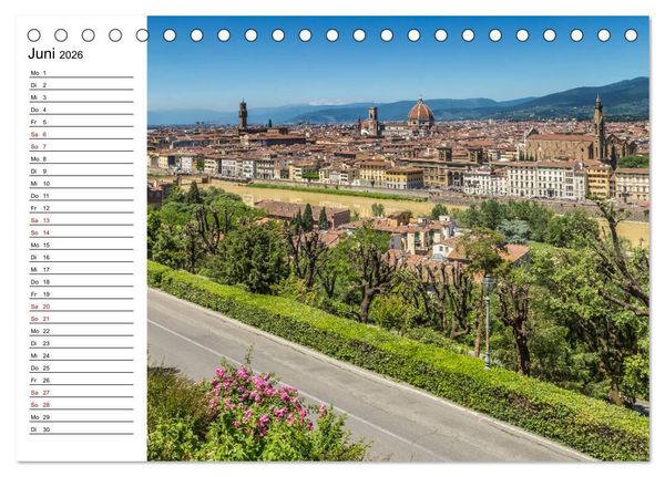 Produktbild: Impressionen aus FLORENZ (Tischkalender 2026 DIN A5 quer), CALVENDO Monatskalender