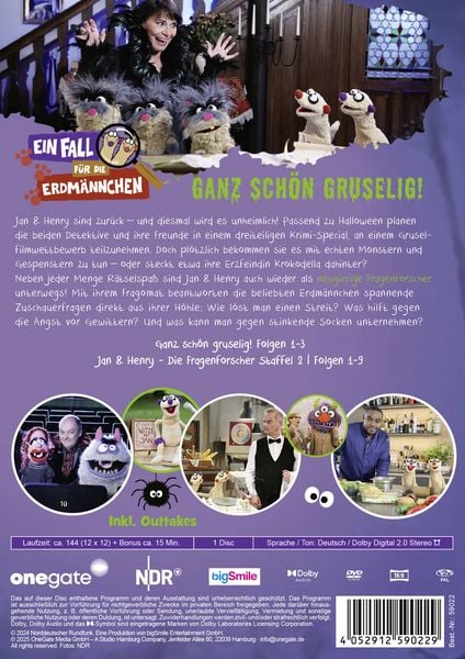 Produktbild: Ein Fall f&uuml;r die Erdm&auml;nnchen - Grusel-Special / Jan & Henry - Die Fragenforscher