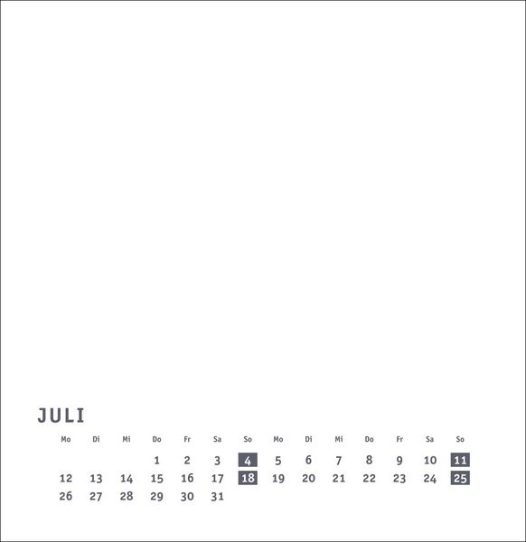 Produktbild: Premium-Bastelkalender wei&szlig; gro&szlig; 2027