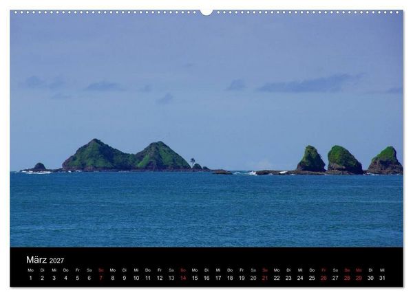 Produktbild: Costa Rica (hochwertiger Premium Wandkalender 2027 DIN A2 quer), Kunstdruck in Hochglanz