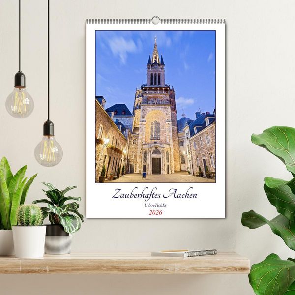 Produktbild: Zauberhaftes Aachen (Wandkalender 2026 DIN A2 hoch), CALVENDO Monatskalender
