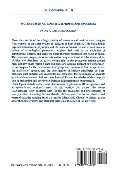 Produktbild: Molecules in Astrophysics: Probes and Processes