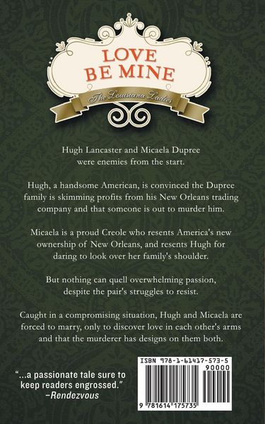 Produktbild: Love Be Mine (The Louisiana Ladies Series, Book 3)