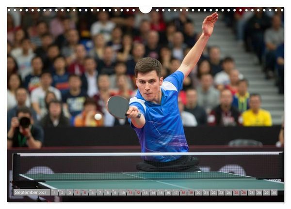 Produktbild: Tischtennis Dynamik (Wandkalender 2027 DIN A3 quer), CALVENDO Monatskalender
