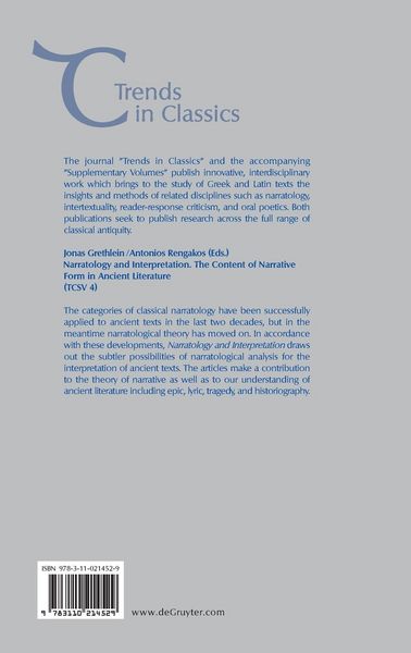 Produktbild: Narratology and Interpretation