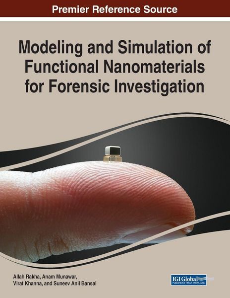 Produktbild: Modeling and Simulation of Functional Nanomaterials for Forensic Investigation