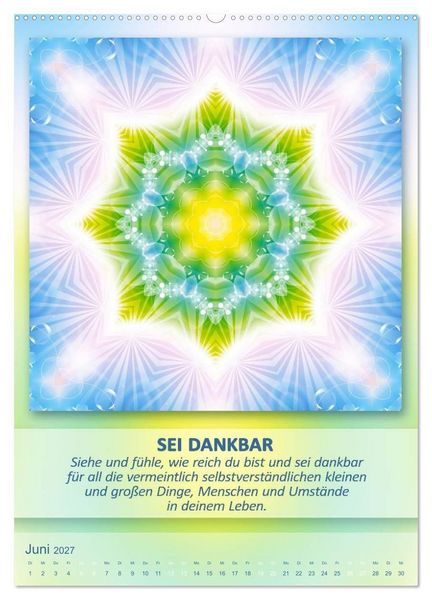 Produktbild: Light Energy Mandalas - Kalender - Vol. 1 (Wandkalender 2027 DIN A2 hoch), CALVENDO Monatskalender