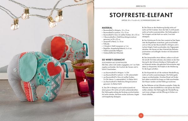 Produktbild: Sch&ouml;nes aus Stoffresten n&auml;hen I Accessoires, Deko & Geschenke
