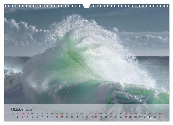 Produktbild: Rhapsodie in Blau (Wandkalender 2026 DIN A3 quer), CALVENDO Monatskalender