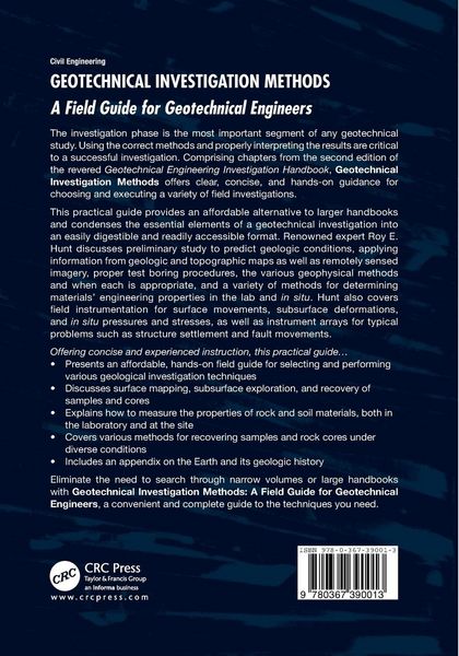 Produktbild: Geotechnical Investigation Methods
