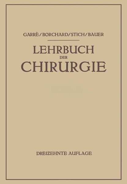 Produktbild: Lehrbuch der Chirurgie