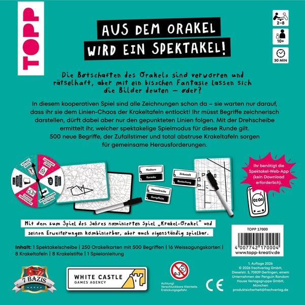 Produktbild: Krakel-Spektakel &ndash; Dreh die Scheibe und krakle mit 6 brandneuen Challenges
