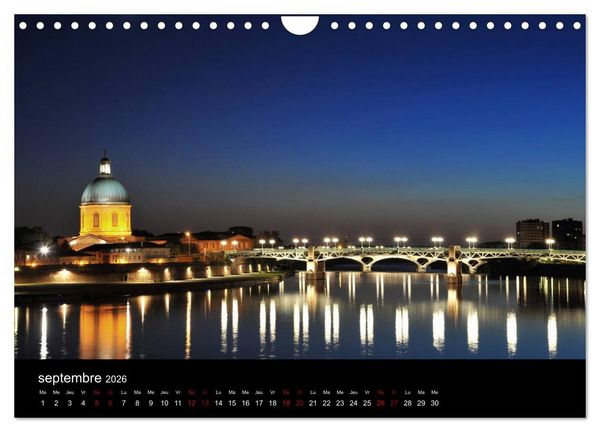 Produktbild: Toulousaine (Calendrier mural 2026 DIN A4 vertical), CALVENDO calendrier mensuel