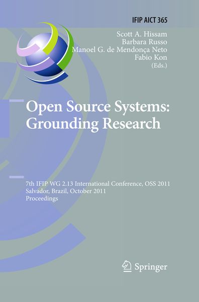 Produktbild: Open Source Systems: Grounding Research
