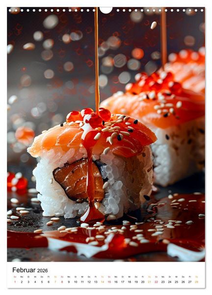 Produktbild: Sushi f&uuml;r Kenner (Wandkalender 2026 DIN A3 hoch), CALVENDO Monatskalender