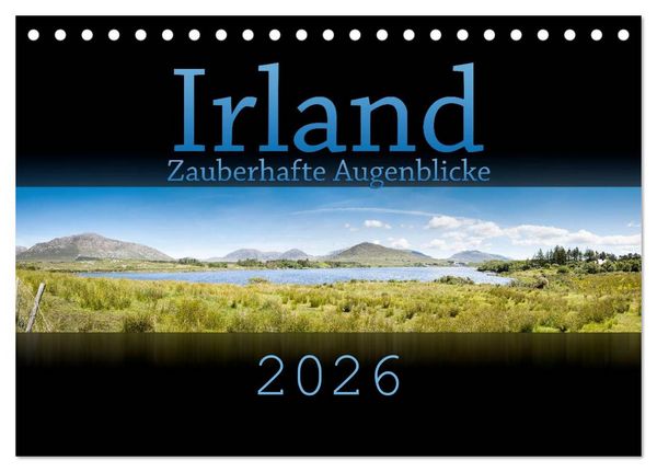 Produktbild: Irland - Zauberhafte Augenblicke (Tischkalender 2026 DIN A5 quer), CALVENDO Monatskalender