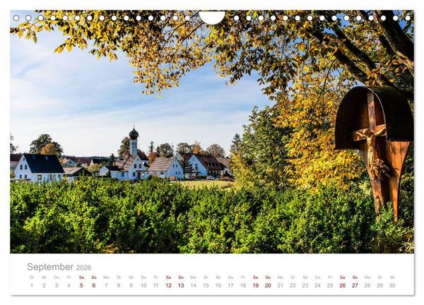 Produktbild: Sch&ouml;nes Dachauer Land (Wandkalender 2026 DIN A4 quer), CALVENDO Monatskalender