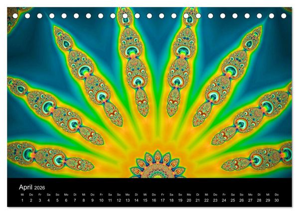 Produktbild: mandala-art (Tischkalender 2026 DIN A5 quer), CALVENDO Monatskalender
