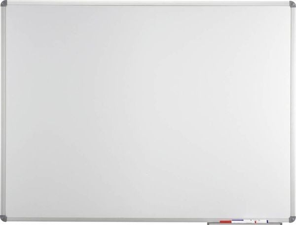 Maul Whiteboard MAULstandard, Emaille (B x H) 45 cm x 30 cm Weiß emaillebeschichtet Inkl. Ablageschale, Quer- oder Hochf