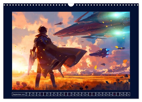 Produktbild: Interstellare Helden (Wandkalender 2026 DIN A3 quer), CALVENDO Monatskalender