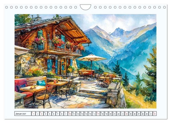 Produktbild: &Ouml;sterreich. Alpenzauber und Seentr&auml;ume (Wandkalender 2027 DIN A4 quer), CALVENDO Monatskalender