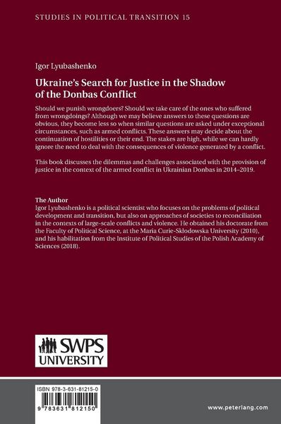 Produktbild: Ukraine's Search for Justice in the Shadow of the Donbas Conflict