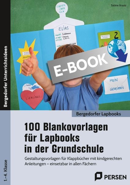 Produktbild: 100 Blankovorlagen f&uuml;r Lapbooks in der Grundschule
