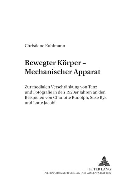 Produktbild: Bewegter K&ouml;rper &ndash; Mechanischer Apparat