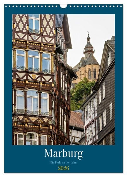 Produktbild: Marburg - Die Perle an der Lahn (Wandkalender 2026 DIN A3 hoch), CALVENDO Monatskalender